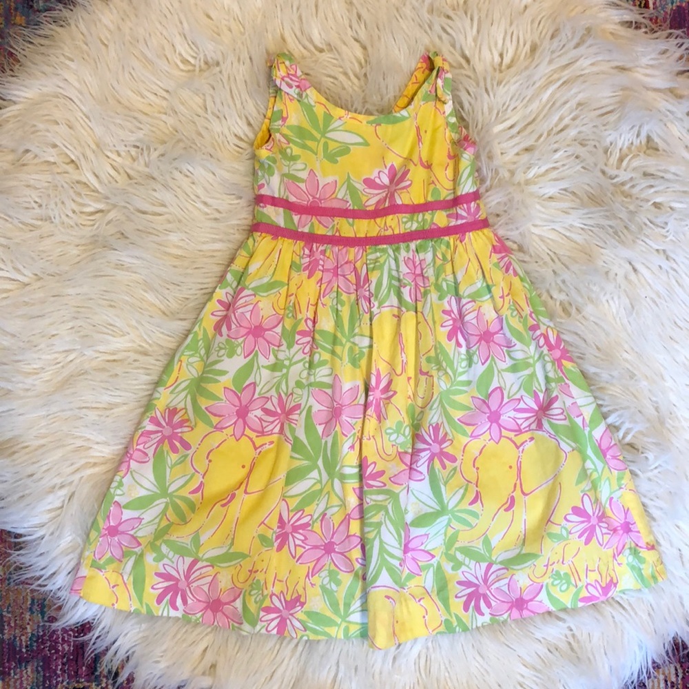 🌴💗 Vintage Lilly Pulitzer Toddler 4T Dress 🍋